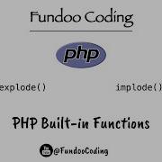 Convert A String To Array And From Array To A String In PHP PHP Built In Functions Explode Implode