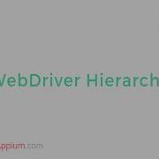 Selenium Tutorials WebDriver Hierarchy