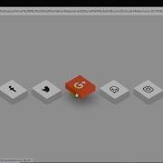 CSS Isometric Social Media Icons CSS3 Icon Hover Effects Html Css 3D Icon Hover Effects