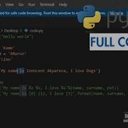 String Formatting And Escape Sequence Pt2