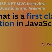 What Are First Class Functions In JavaScript With Examples