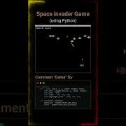 Space Invader Game Animation Using Python