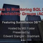 The Secrets To Monitoring SQL Server Availability Groups AG Featuring Surveillance DB