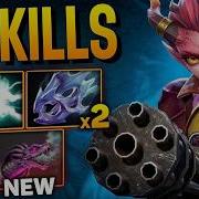 46 убийств Тёмная Ива 7 41 900 скорости атаки невероятный урон Геймплей Dota 2