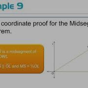 Midsegment Theorems And Coordinate Proof 06