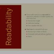 Readability Vs Legibility