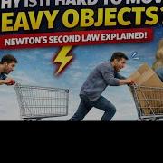 Why Is It Hard To Move Heavy Objects Newton S Second Law Explained