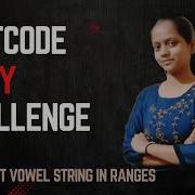 Leetcode 2559 Count Vowel String In Ranges Java Prefix Concept