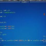 Project Analog Clock By C Language