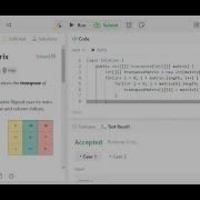 Solving LeetCode Problem 867 Transpose Matrix Using Java