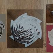 Origami Round Spiral Hexagon Paper Architecture Origami Art