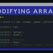 Capture Collections Of Data With Arrays Modifying Arrays The Modern JavaScript Boot Camp