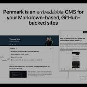 Intro To Penmark With Demo An Embeddable CMS For Your Static Site Generator