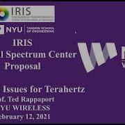 New Frontiers In Wireless Spectrum Ted Rappaport Advances In THz Communications Talk Demo