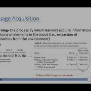 CogPsy W06b Ch 10 04 Language Acquisition Part2 Statistical Learning