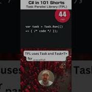 C Task Parallel Library TPL C For NET In 101 Shorts 44 101