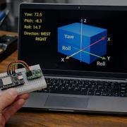 Real Time 3D Cube Rotation Using ESP32 MPU6050