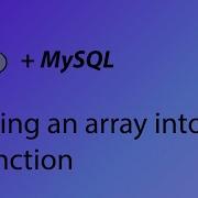 PHP MySQL Tutorial 32 Passing An Array Into A Function