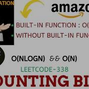 Counting Bits Follow Up Qn 2 Approaches AMAZON Leetcode 338
