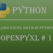 Loading Excel Data In Python Step By Step Guide Openpyxl Tutorial 1