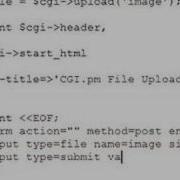 Perl Tutorial 61 CGI Pm File Uploads Via Upload Form
