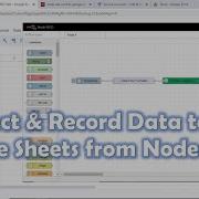 Connect And Record Data To Google Sheets From Node RED