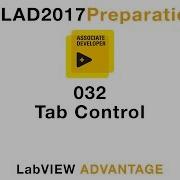 LabVIEW CLAD 032 Tab Control