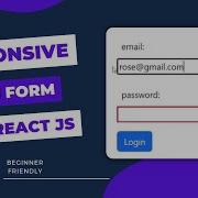How To Create A Responsive Login Form With Validation In React Js Beginner Friendly