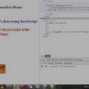 HOW TO DISPLAY DATE IN JAVASCRIPT DEMO