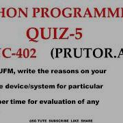 Prutor Python Quiz 5 Percent Non Ufm