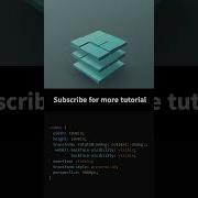 CSS Only 3D Cube Animation Tutorial Coding Cube Htmlcss