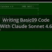 Writing Basic09 Code With Claude Sonnet 4 6