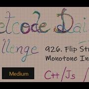 926 Flip String To Monotone Increasing Leetcode Medium Cpp Python Javascript