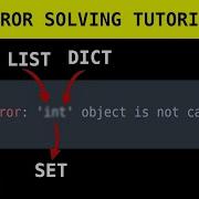 TypeError List Object Is Not Callable Solved In Python