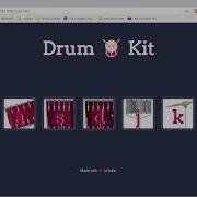 Project Drum Kit HTML CSS JavaScript NodeJS