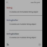 57 Core Java String Vs StringBuffer Vs StringBuilder
