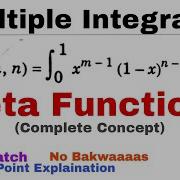 19 Beta Function Complete Concept Multiple Integrals Most Important
