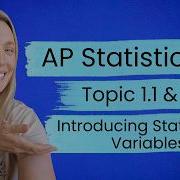 AP Statistics Модуль 1 Введение в статистику и переменные CED 1 1 и 1 2 Конспект лекций