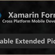 Bindable Extended Pickers XLabs Forms Xamarin Forms C Android IOS Tutorial