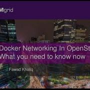 Webinar Docker Networking In OpenStack