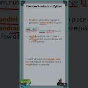 Random Numbers In Python Explained Hindi Shorts Captain Codeplay