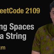 Adding Spaces To A String Leetcode 2109 Python