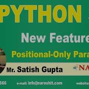 Positional Only Parameters Python New Features 3 8 Tutorial