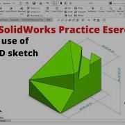 SolidWorks Practice EXERCISE 29 SolidWorks Tutorial In Hindi SolidWorks