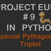 Project Euler 9 In Python
