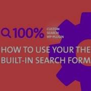 How To Use Your Themes Built In Search Form In The Custom Search WordPress Plugin