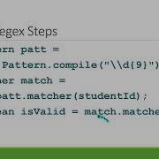 Basic Regular Expressions 7 Java Pattern Matcher Classes