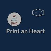 Print An Heart In Java
