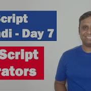 JavaScript Operators Step By Step JavaScript In Hindi Day7
