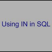 Using The IN Keyword In SQL SQL Bits Kovolff